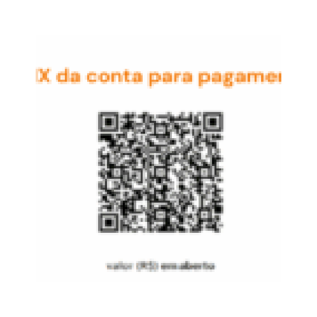QR Code PIX com o valor do agendamento