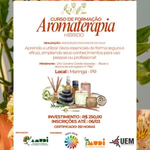 Taxa de Inscrição Curso Aromaterapia